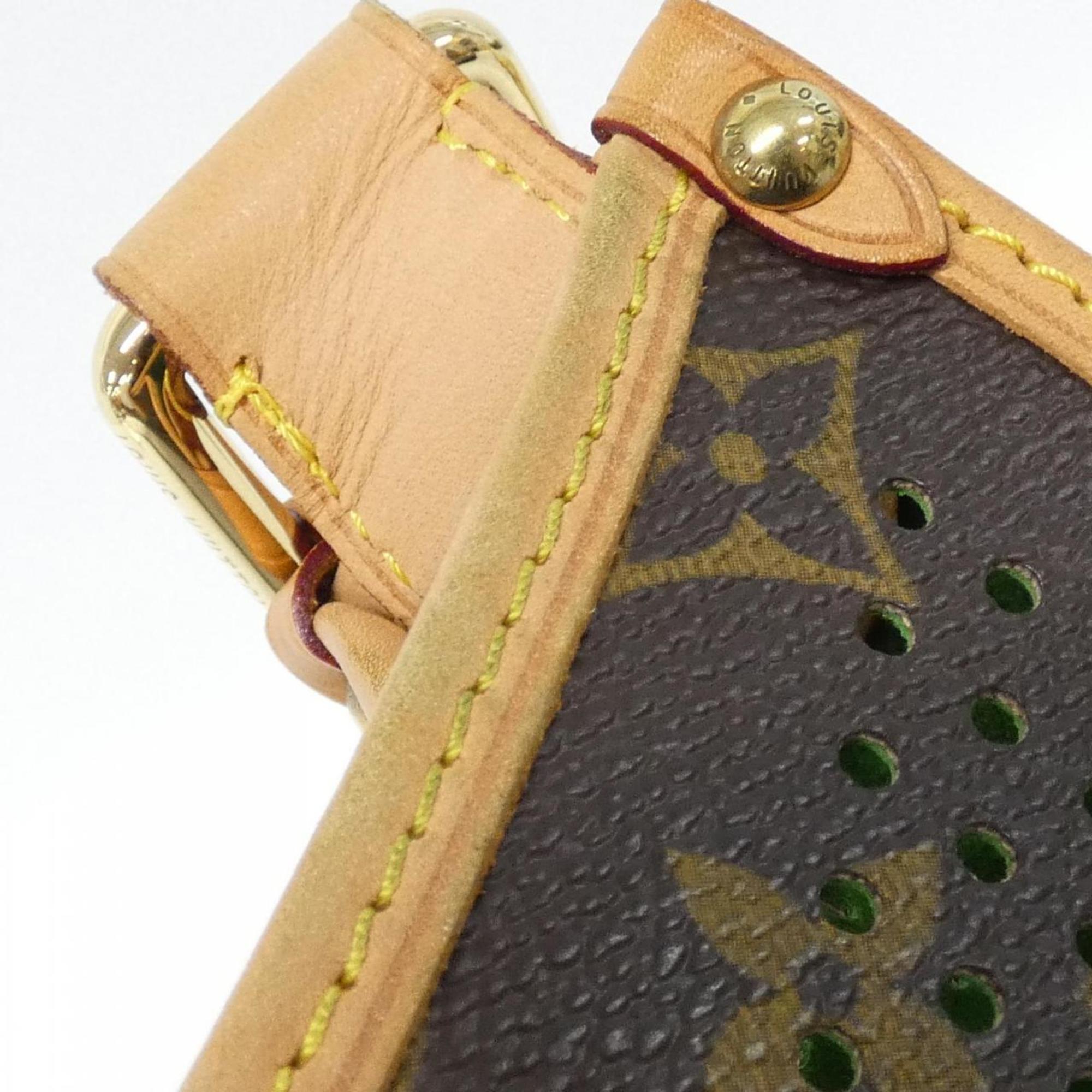 Louis Vuitton Brown Coated Canvas Shoulder Bag (Pre-Owned)