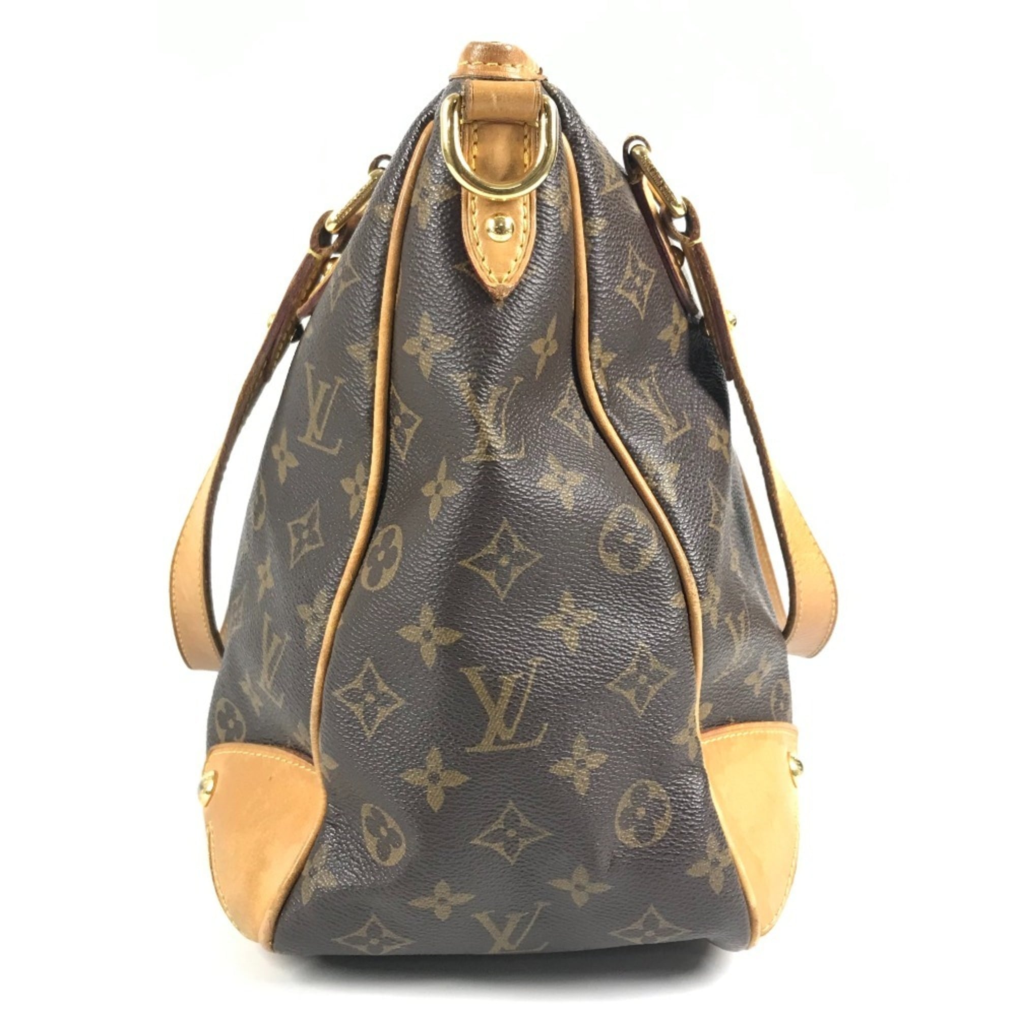 Louis Vuitton Brown Monogram Shoulder Bag Tote Bag (Pre-Owned)