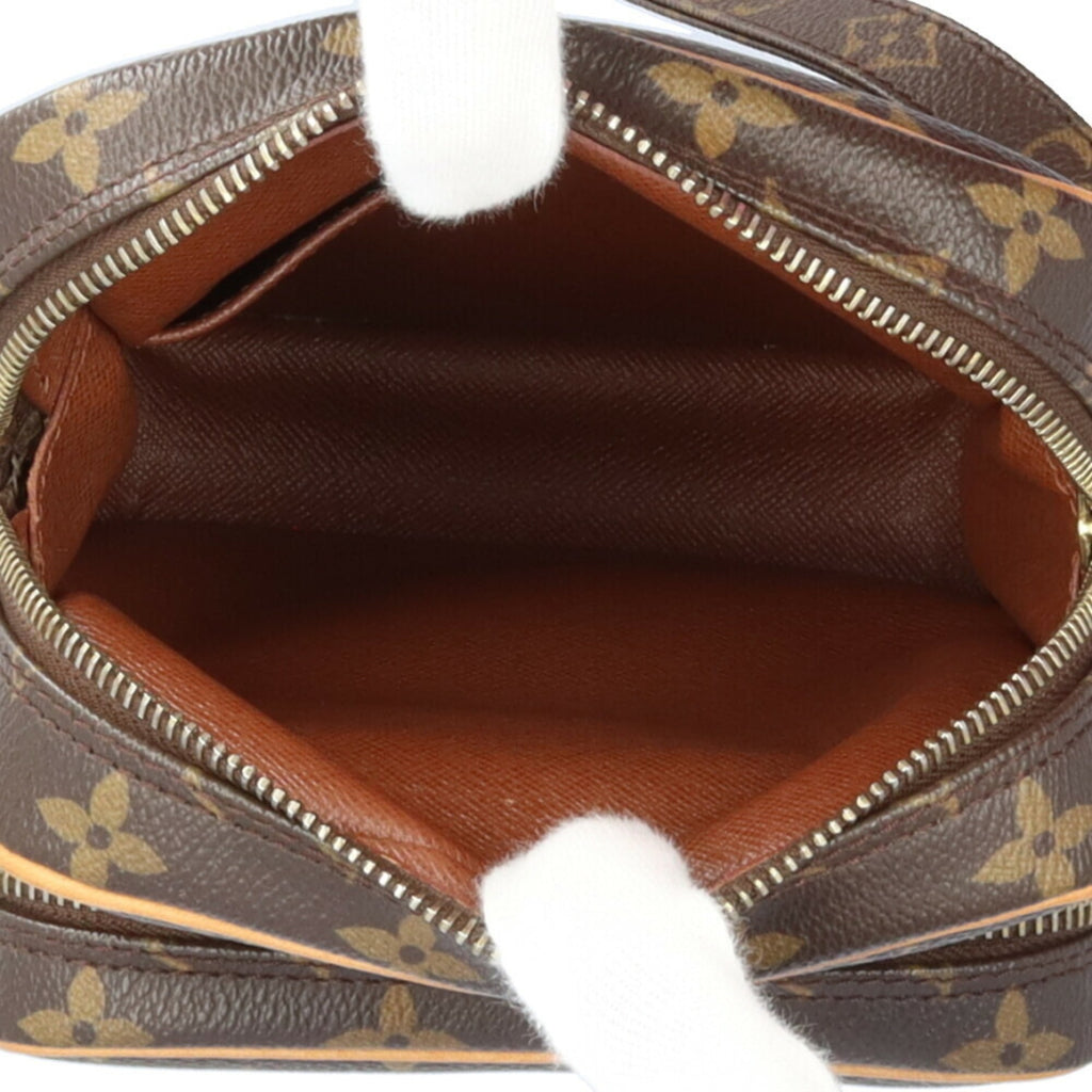 Louis Vuitton Brown Monogram Canvas Shoulder Bag (Pre-Owned)