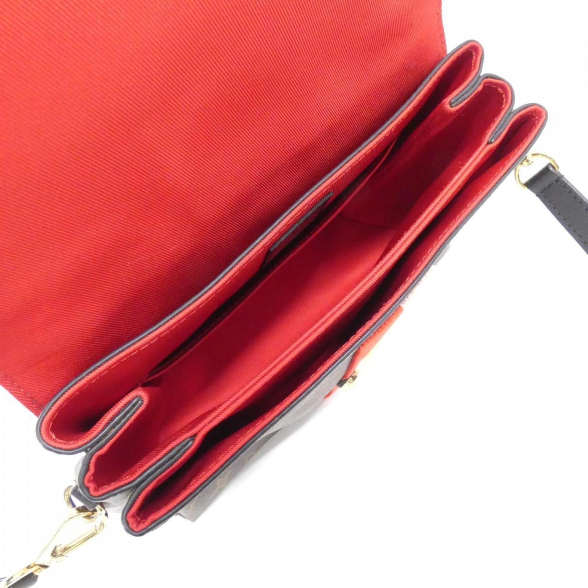 Louis Vuitton Coquelicots Marron Peche Coated Canvas Handbag (Pre-Owned)