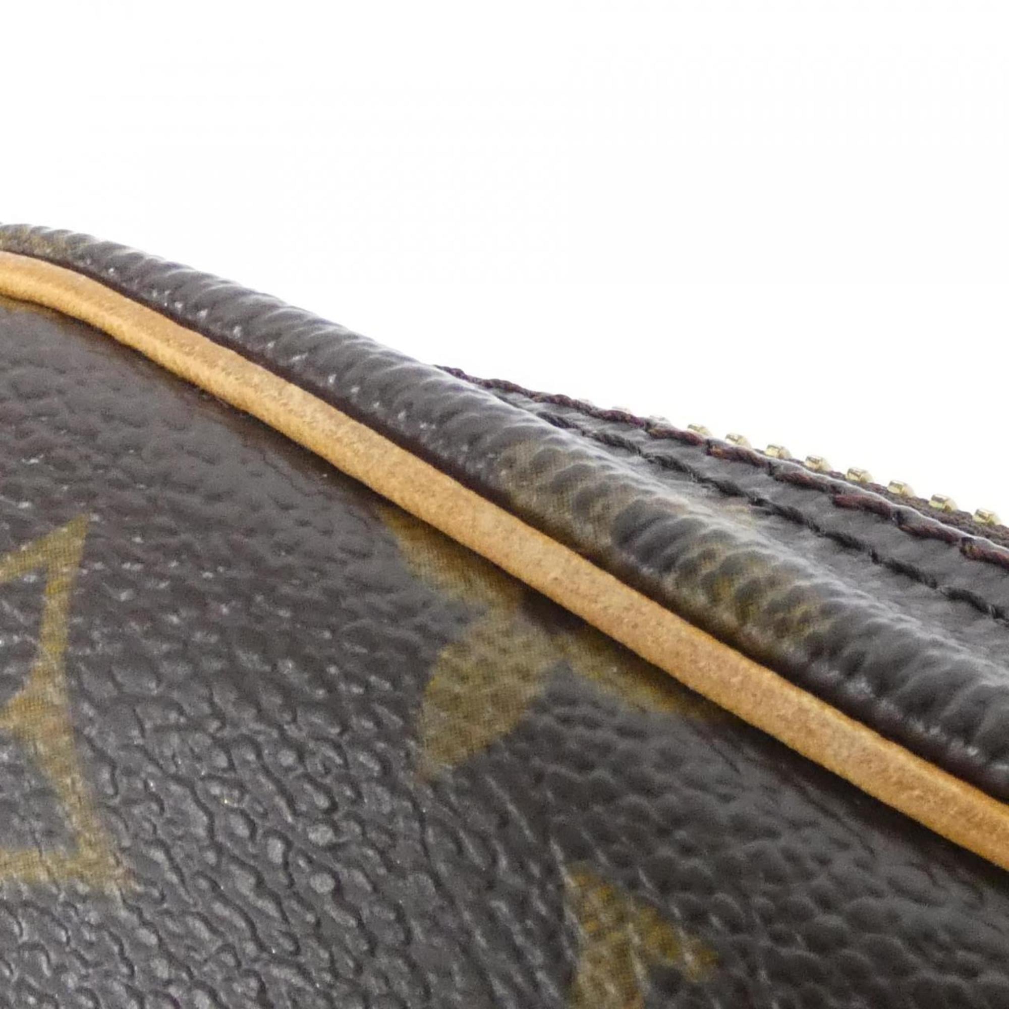 Louis Vuitton Brown Coated Canvas Shoulder Bag (Pre-Owned)