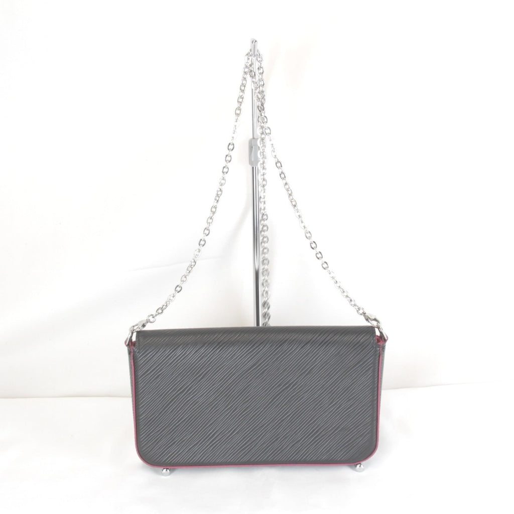 Louis Vuitton Black Pink Epi Leather Pochette Pouch (Pre-Owned)