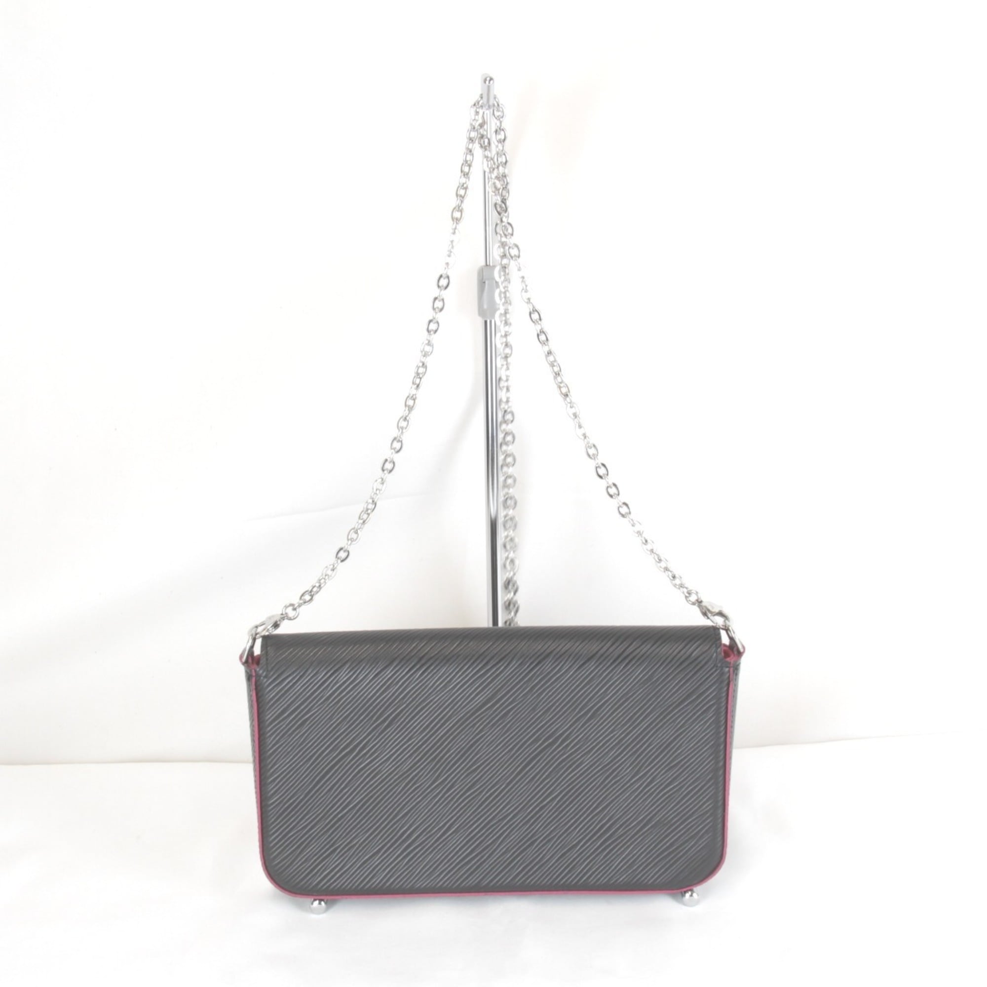 Louis Vuitton Black Pink Epi Leather Pochette Pouch (Pre-Owned)