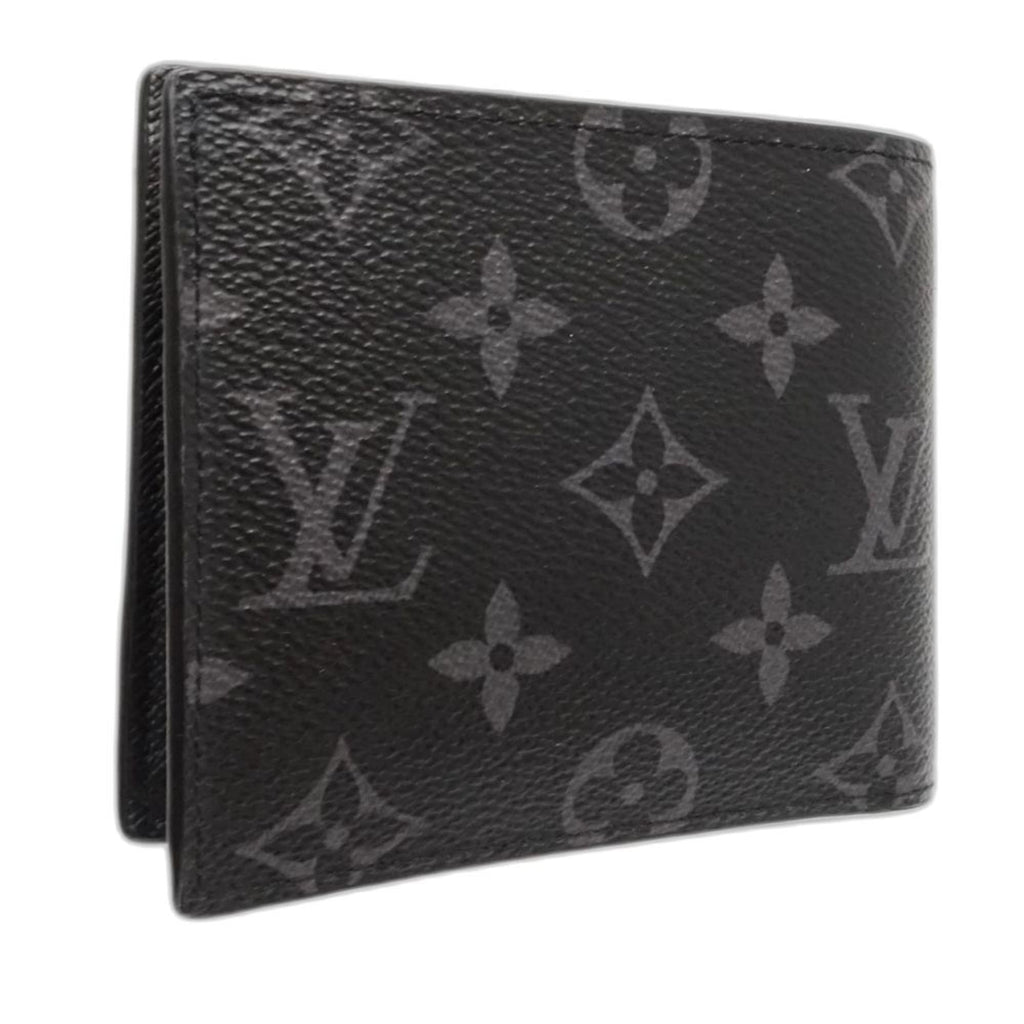 Louis Vuitton Monogram Eclipse Noir Canvas Wallet (Bi-Fold) (Pre-Owned)
