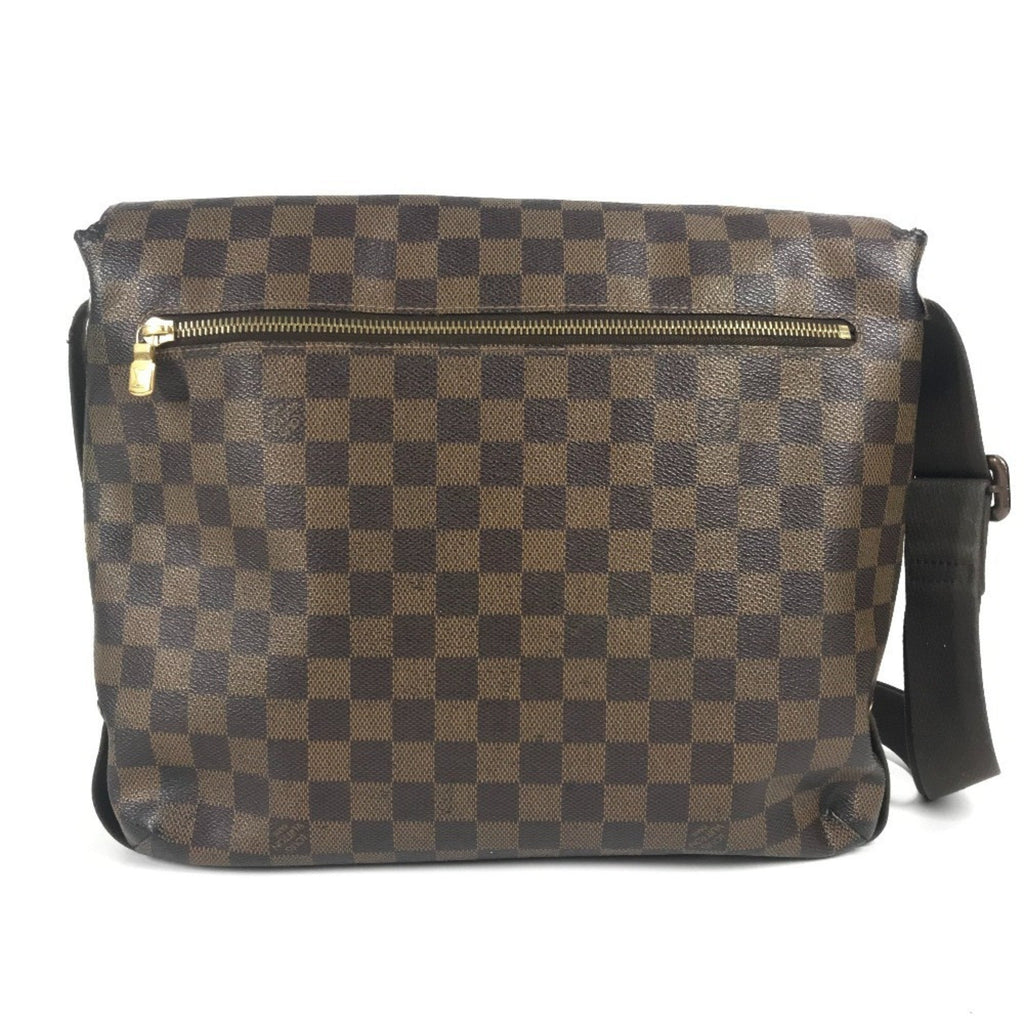 Louis Vuitton Brown Ebene Damier Canvas Messenger Bag Shoulder Bag (Pre-Owned)