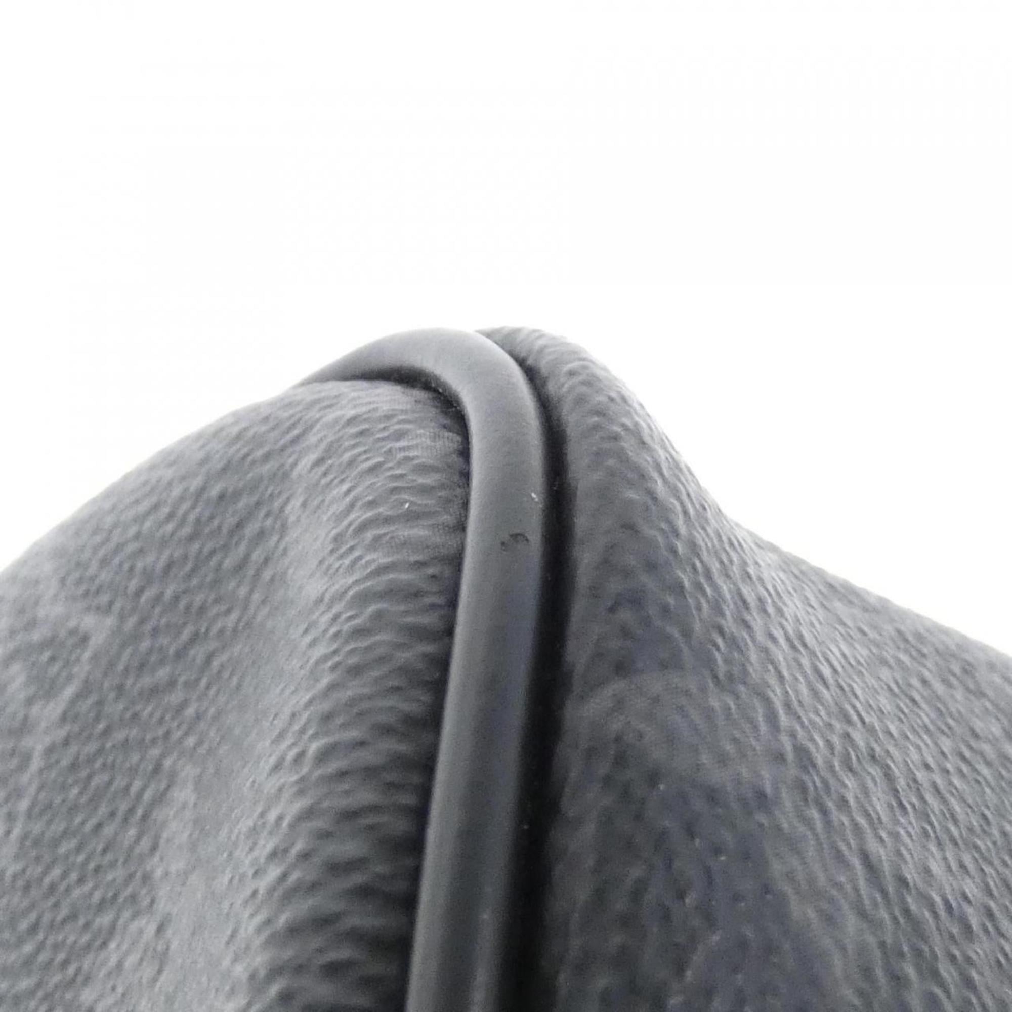 Louis Vuitton Black Coated Canvas Shoulder Bag (Pre-Owned)