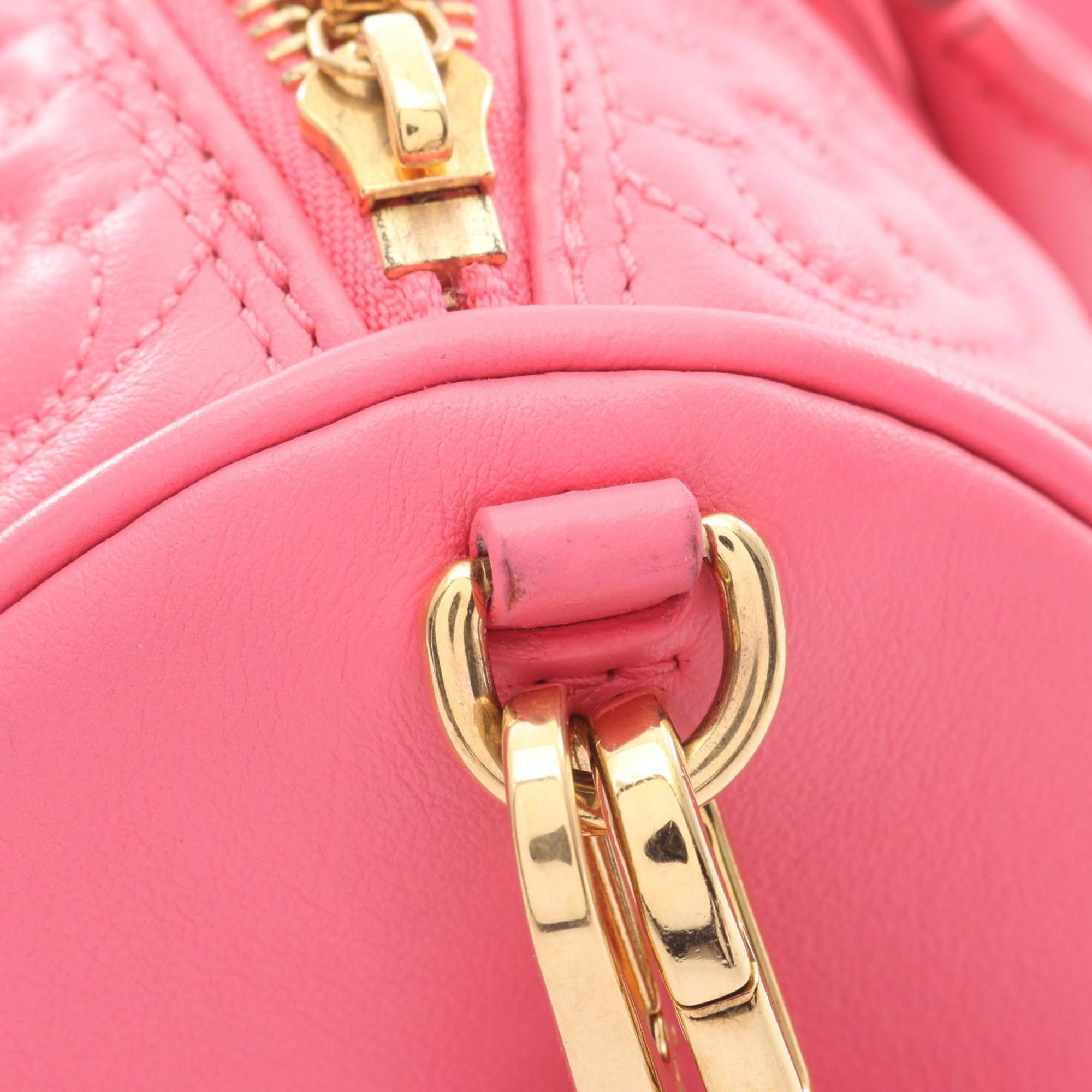 Louis Vuitton Pink Leather Handbag (Pre-Owned)