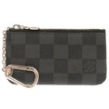 Louis Vuitton Black Damier Graphite Damier Graphite Canvas Coin Purse/Coin Case (Pre-Owned)
