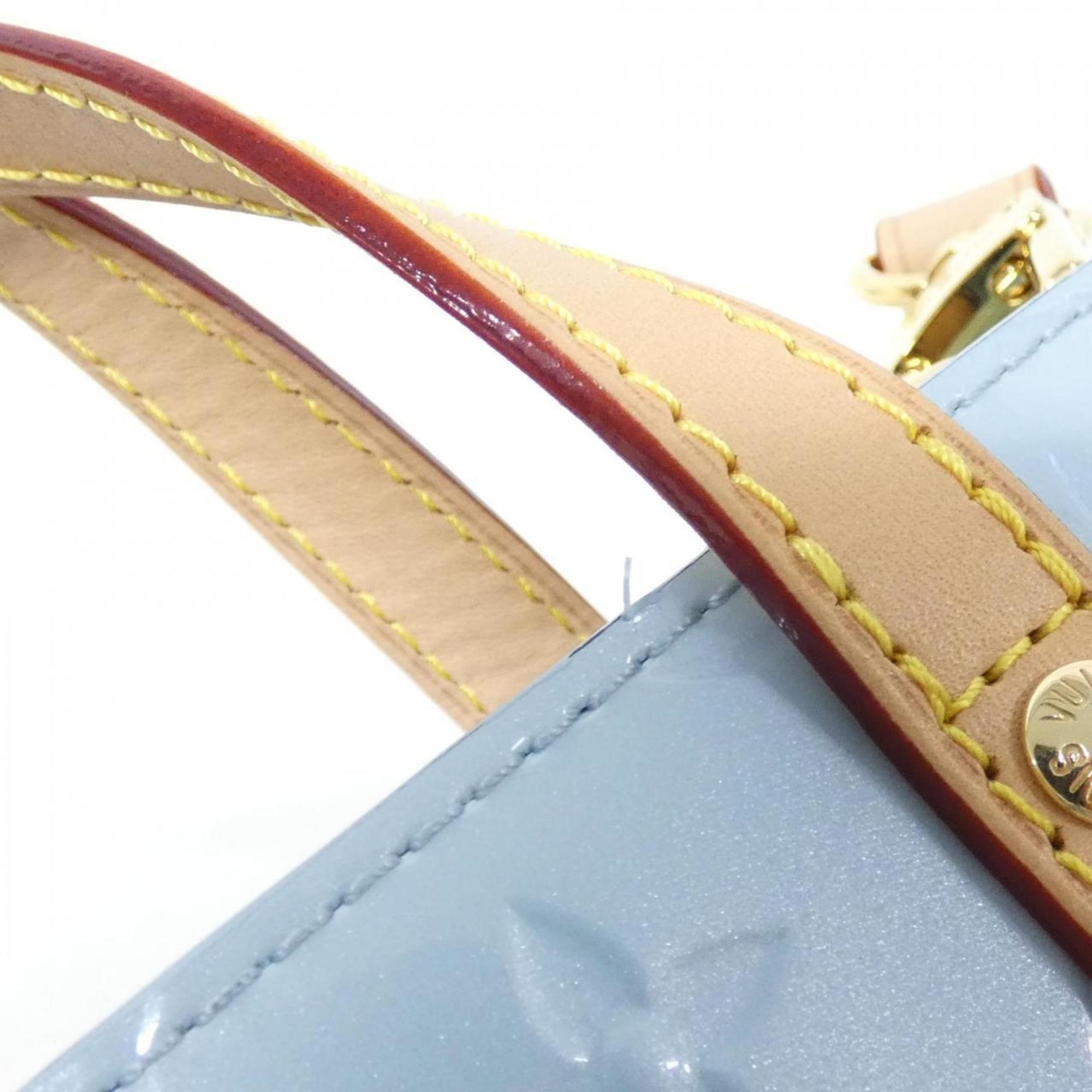 Louis Vuitton Vernis Blue Monogram Vernis Handbag (Pre-Owned)