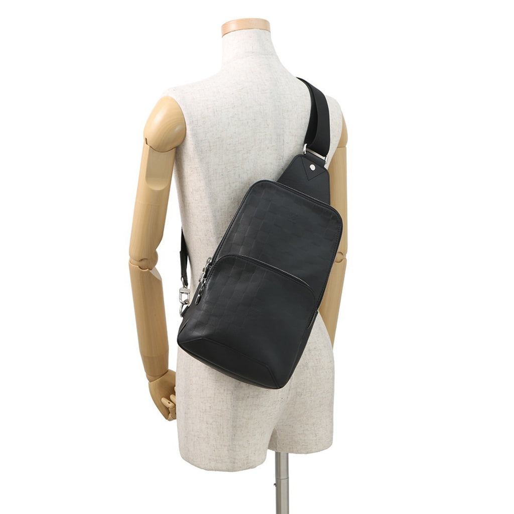 Louis Vuitton Black Damier Canvas Infini Onyx Damier Infini Leather Sling Bag (Pre-Owned)