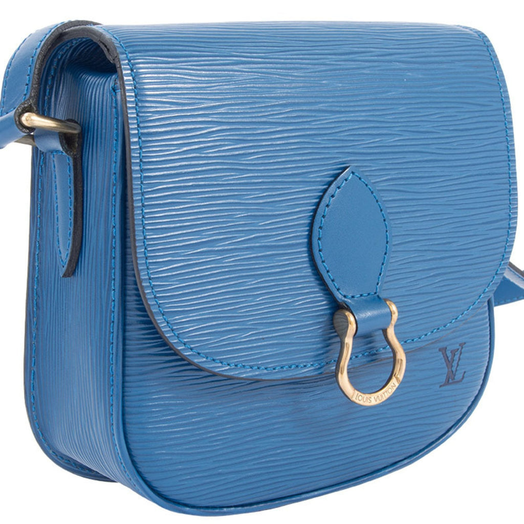 Louis Vuitton Toledo Blue Epi Leather Shoulder Bag (Pre-Owned)