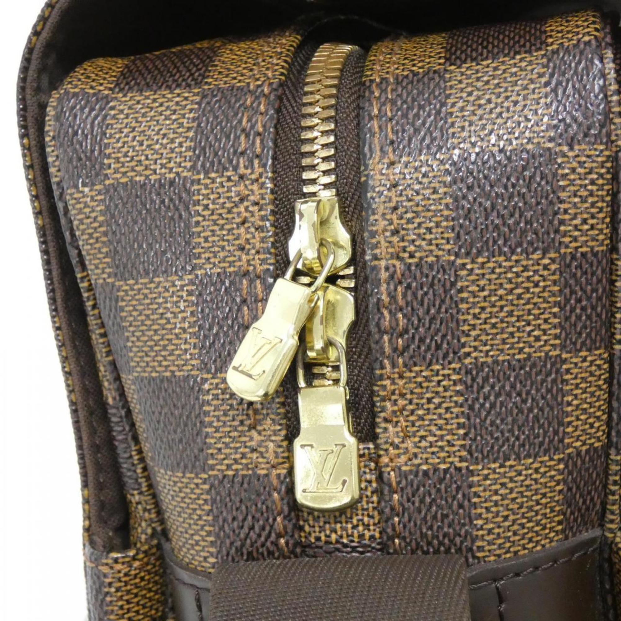 Louis Vuitton Ebene Coated Canvas Shoulder Bag (Pre-Owned)