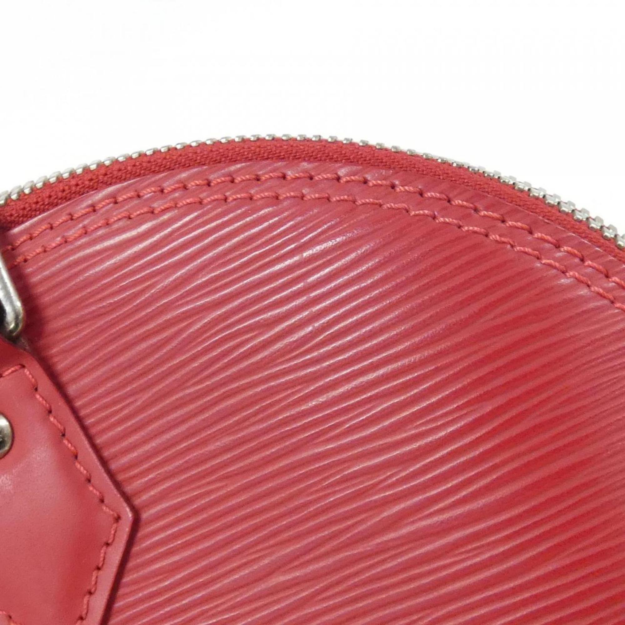 Louis Vuitton Coquelicots Red Color Leather Handbag (Pre-Owned)