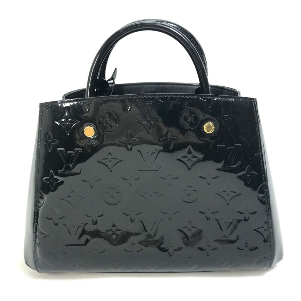 Louis Vuitton Monogram Vernis Black Noir Monogram Vernis Handbag Shoulder Bag (Pre-Owned)