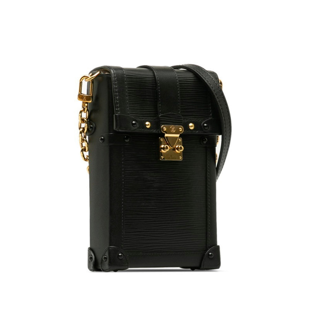 Louis Vuitton Black Noir Leather Shoulder Bag (Pre-Owned)