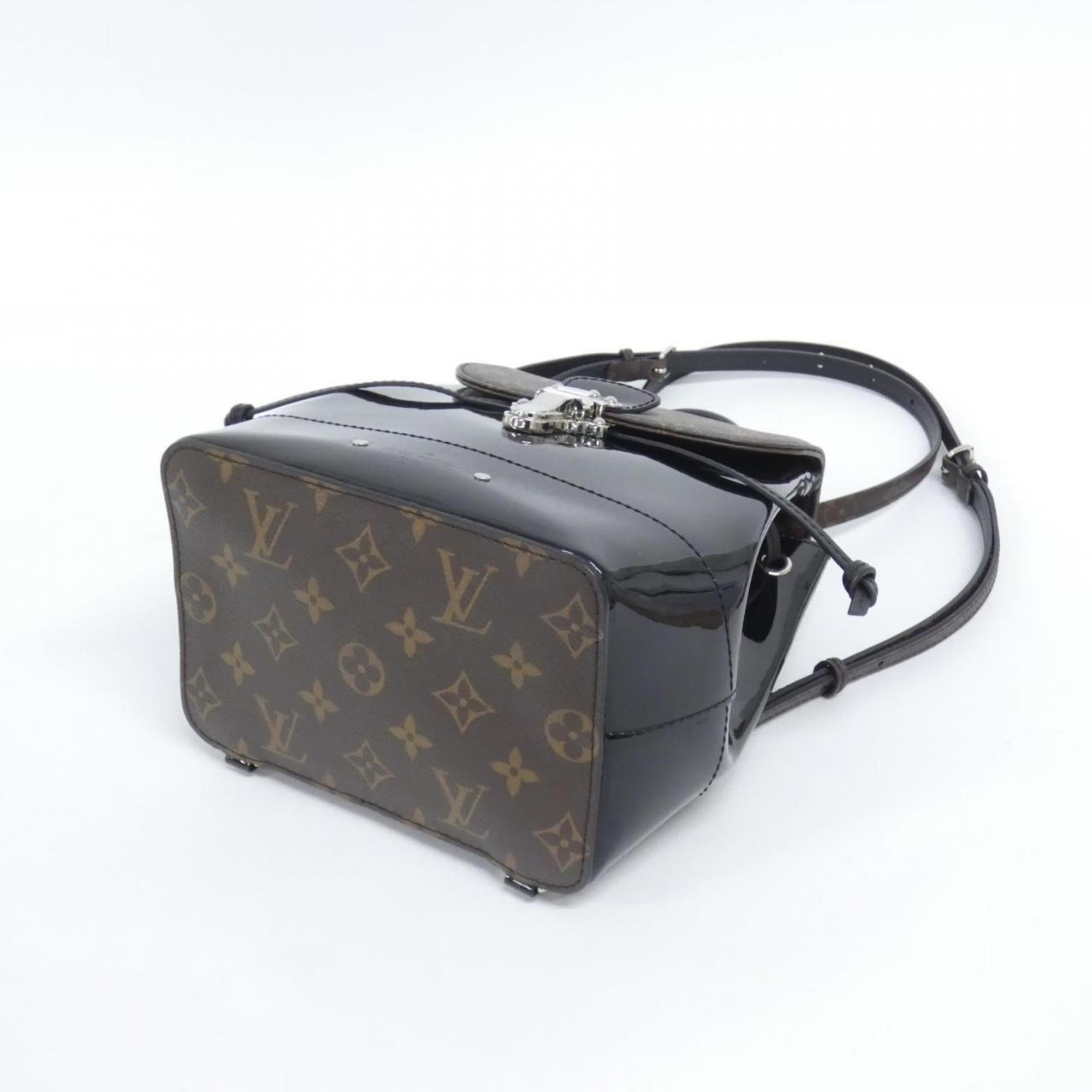 Louis Vuitton Monogram Vernis Black Monogram Monogram Vernis Monogram Backpack (Pre-Owned)