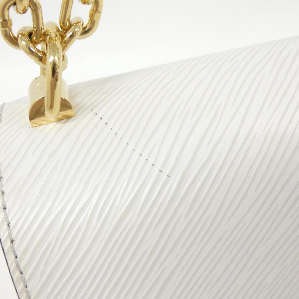 Louis Vuitton White Leather Shoulder Bag (Pre-Owned)