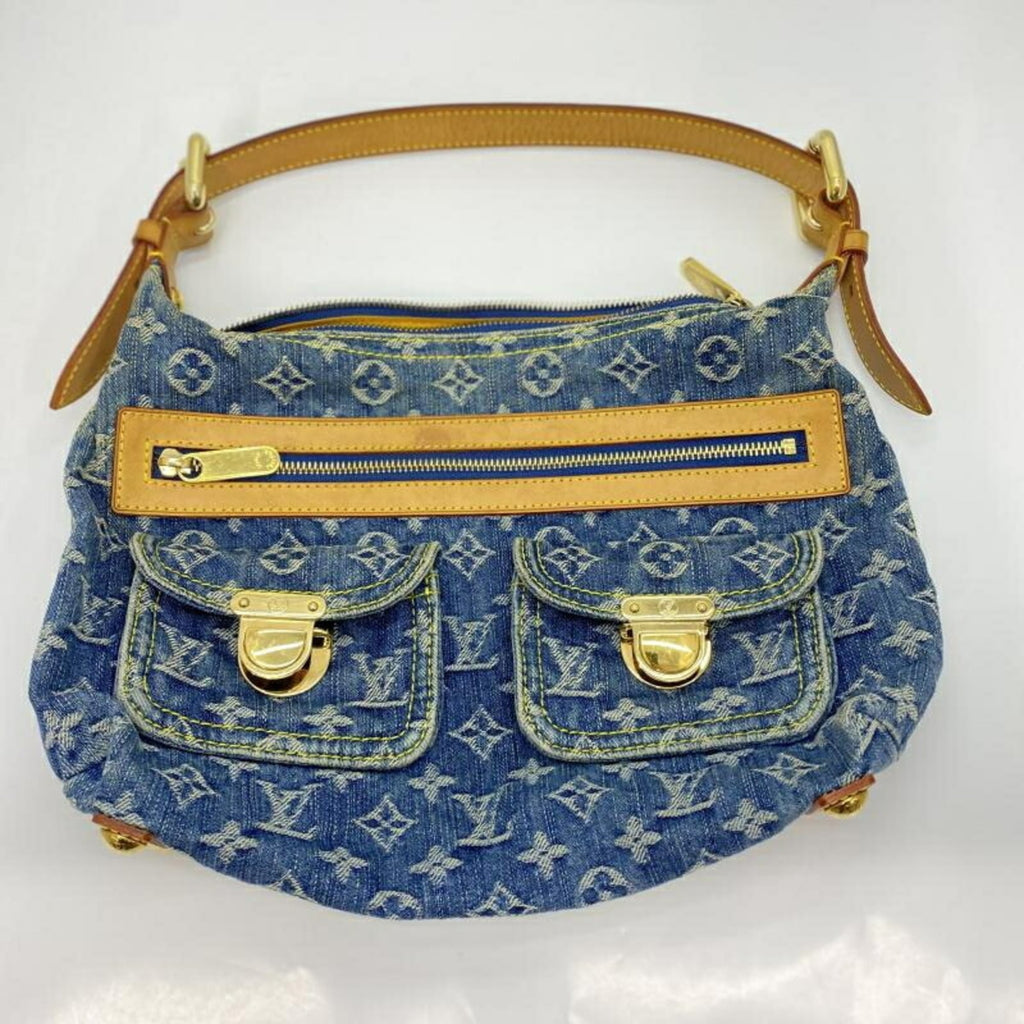 Louis Vuitton Blue Denim Shoulder Bag (Pre-Owned)