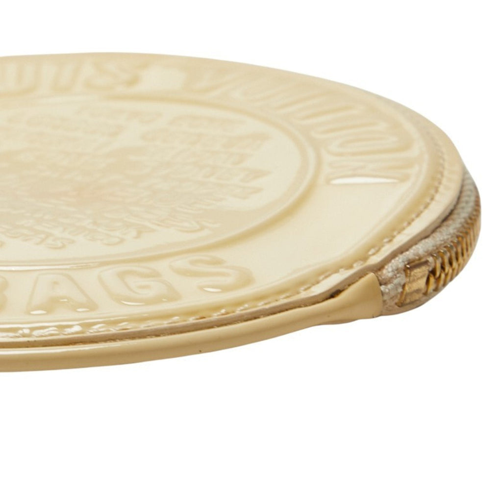 Louis Vuitton Vernis Yellow Leather Coin Purse/Coin Case (Pre-Owned)