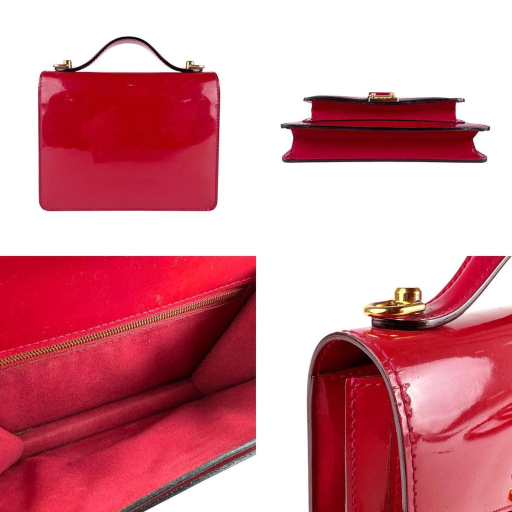 Louis Vuitton Indian Rose Monogram Vernis Handbag Shoulder Bag (Pre-Owned)