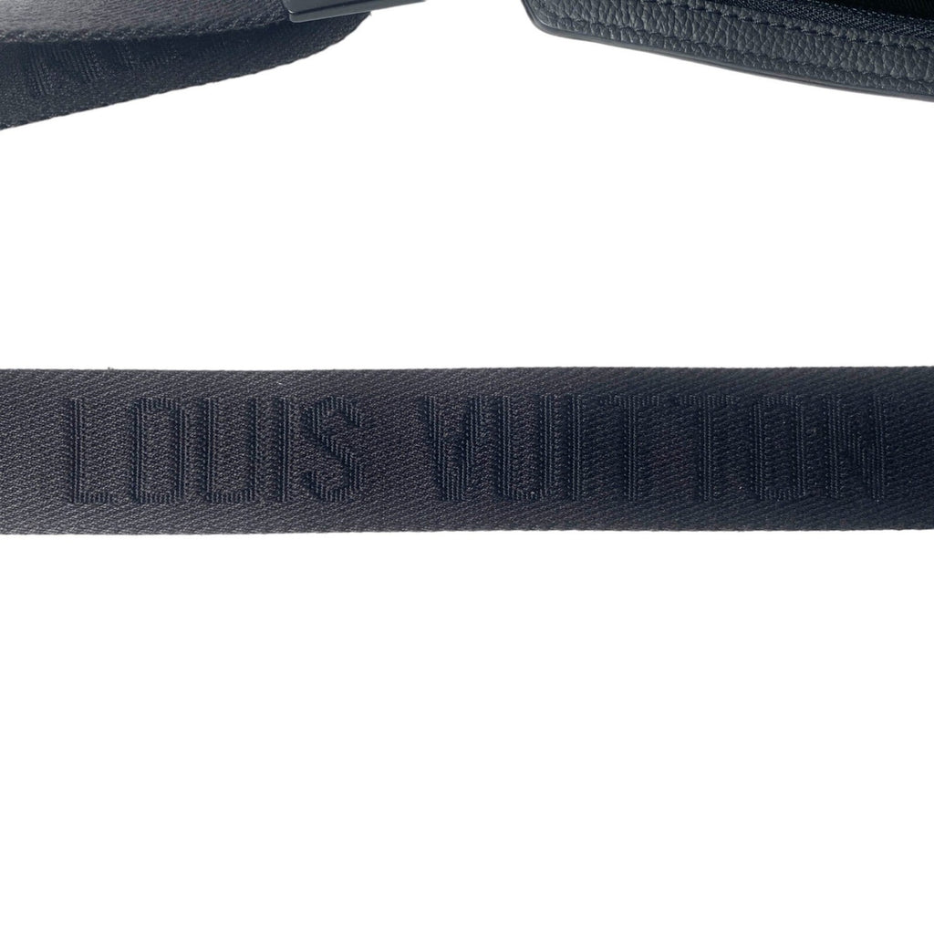 Louis Vuitton Black Leather Sling Bag (Pre-Owned)