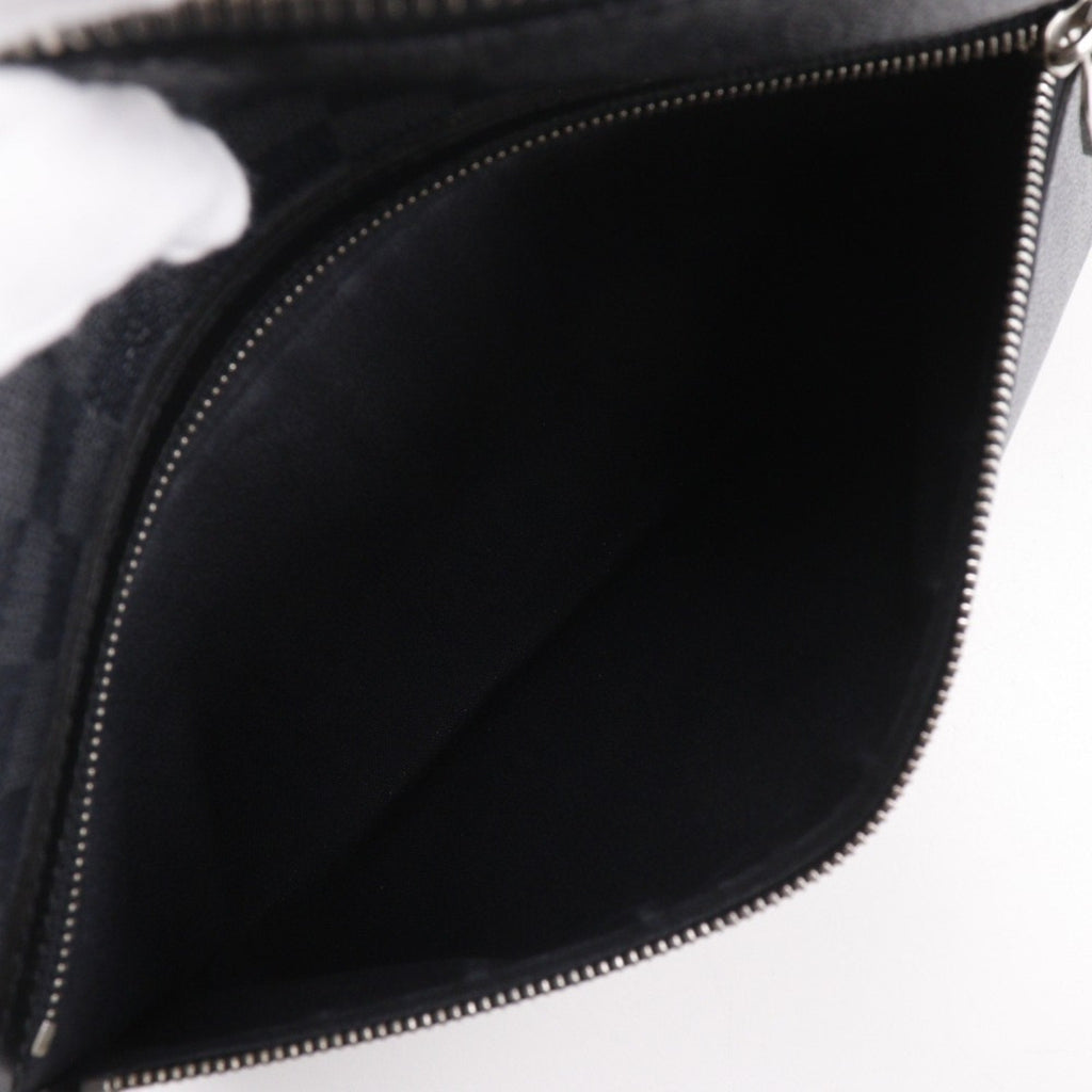 Louis Vuitton Black Damier Graphite Canvas Shoulder Bag (Pre-Owned)