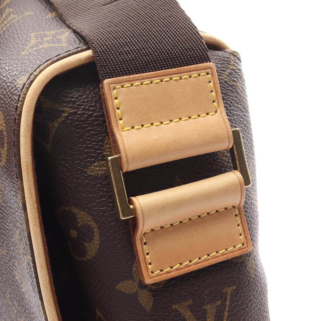 Louis Vuitton Brown Coated Canvas Leather Shoulder Bag (Pre-Owned)