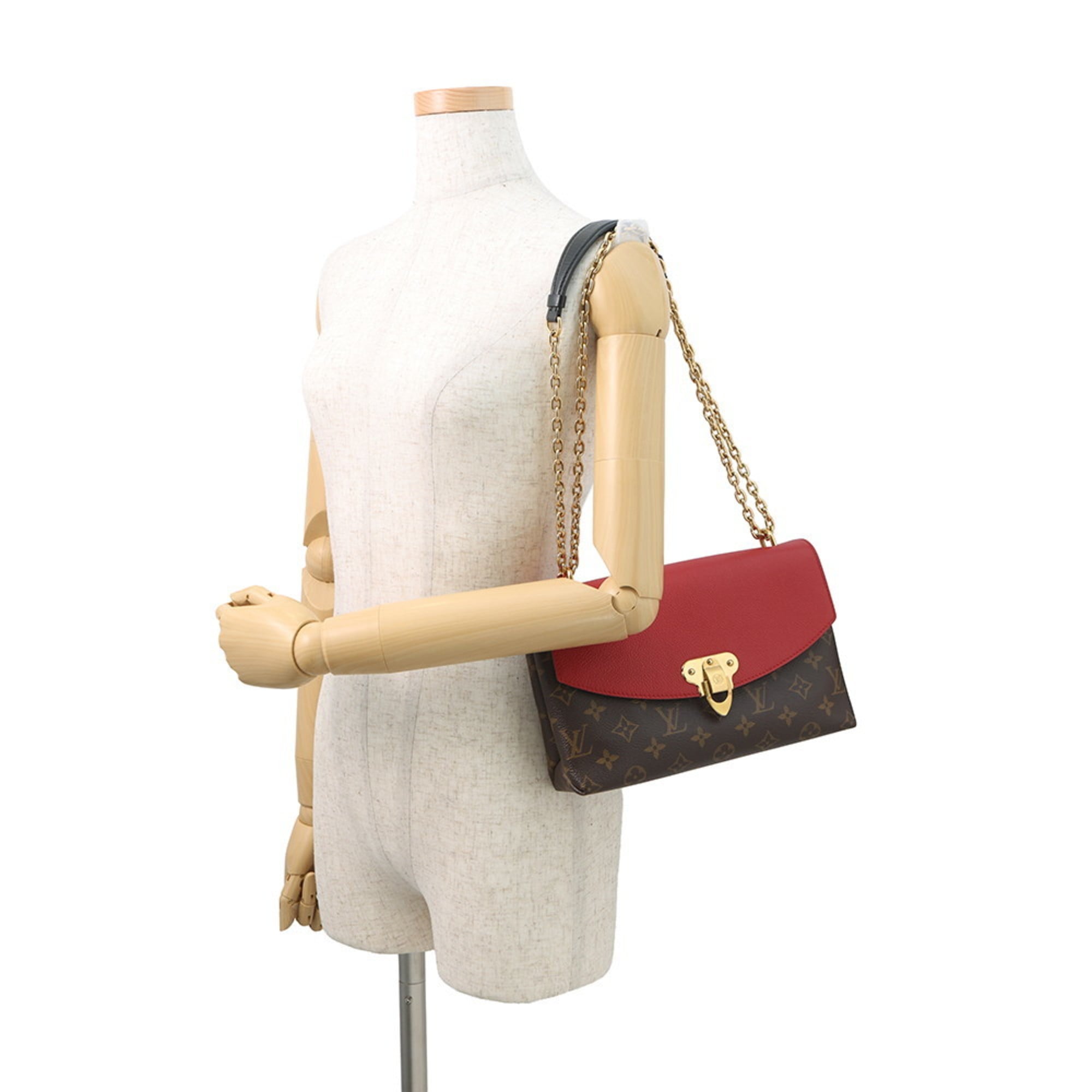 Louis Vuitton Cerise Monogram Leather Shoulder Bag (Pre-Owned)
