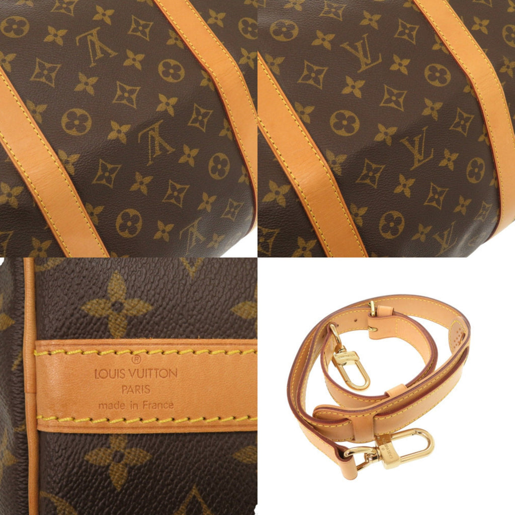 Louis Vuitton Brown Monogram Canvas Boston Bag (Pre-Owned)