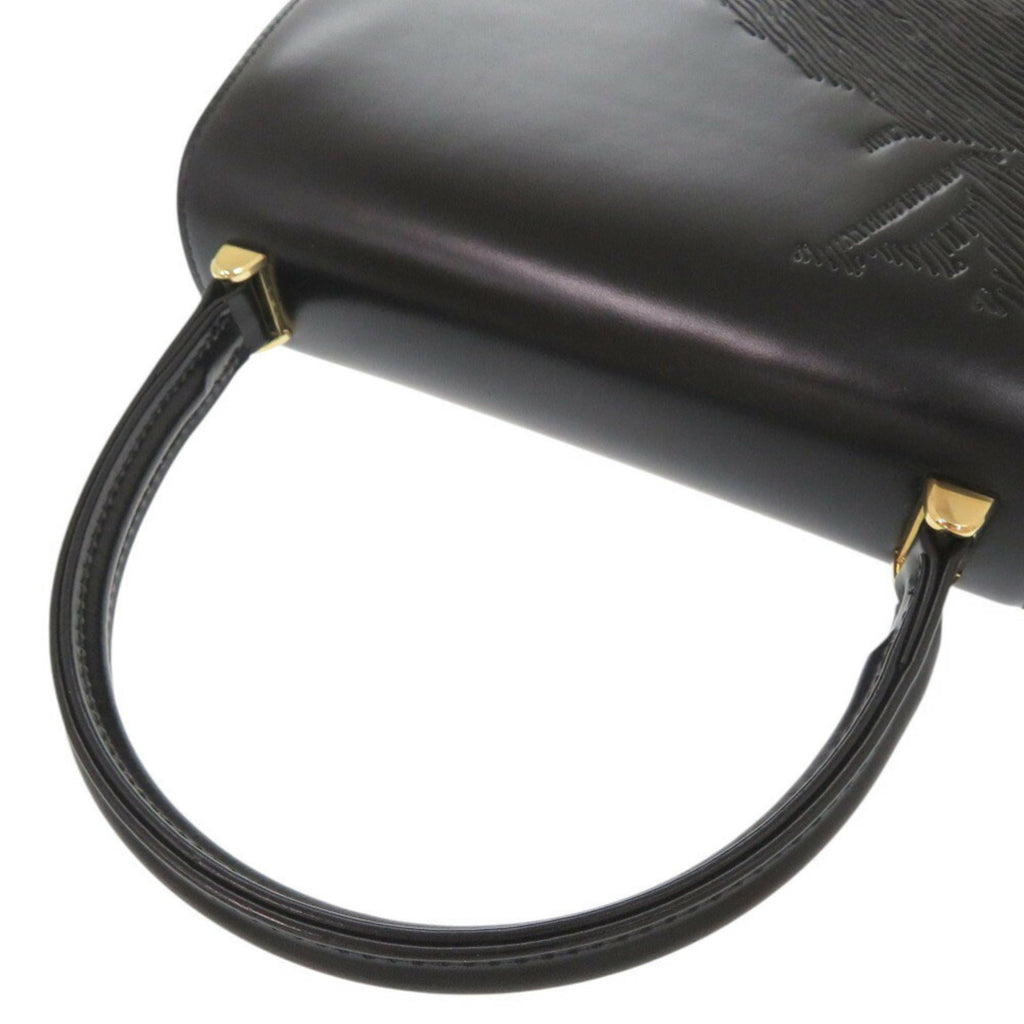 Louis Vuitton Black Leather Handbag (Pre-Owned)