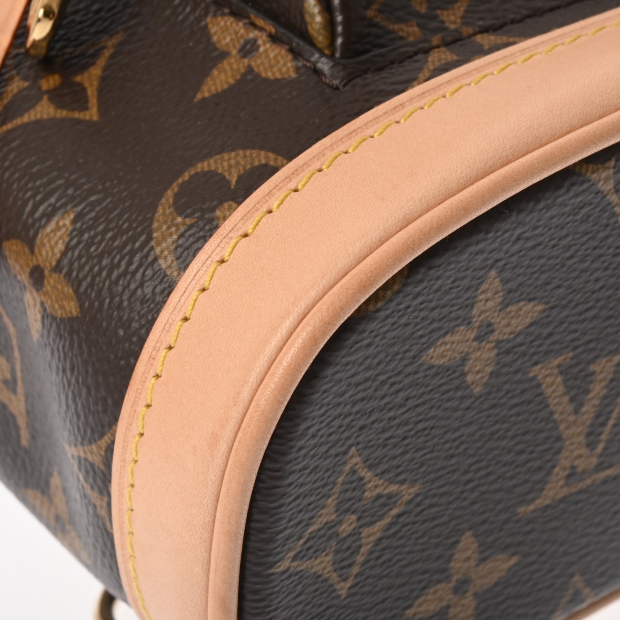 Louis Vuitton Brown Monogram Canvas Backpack (Pre-Owned)