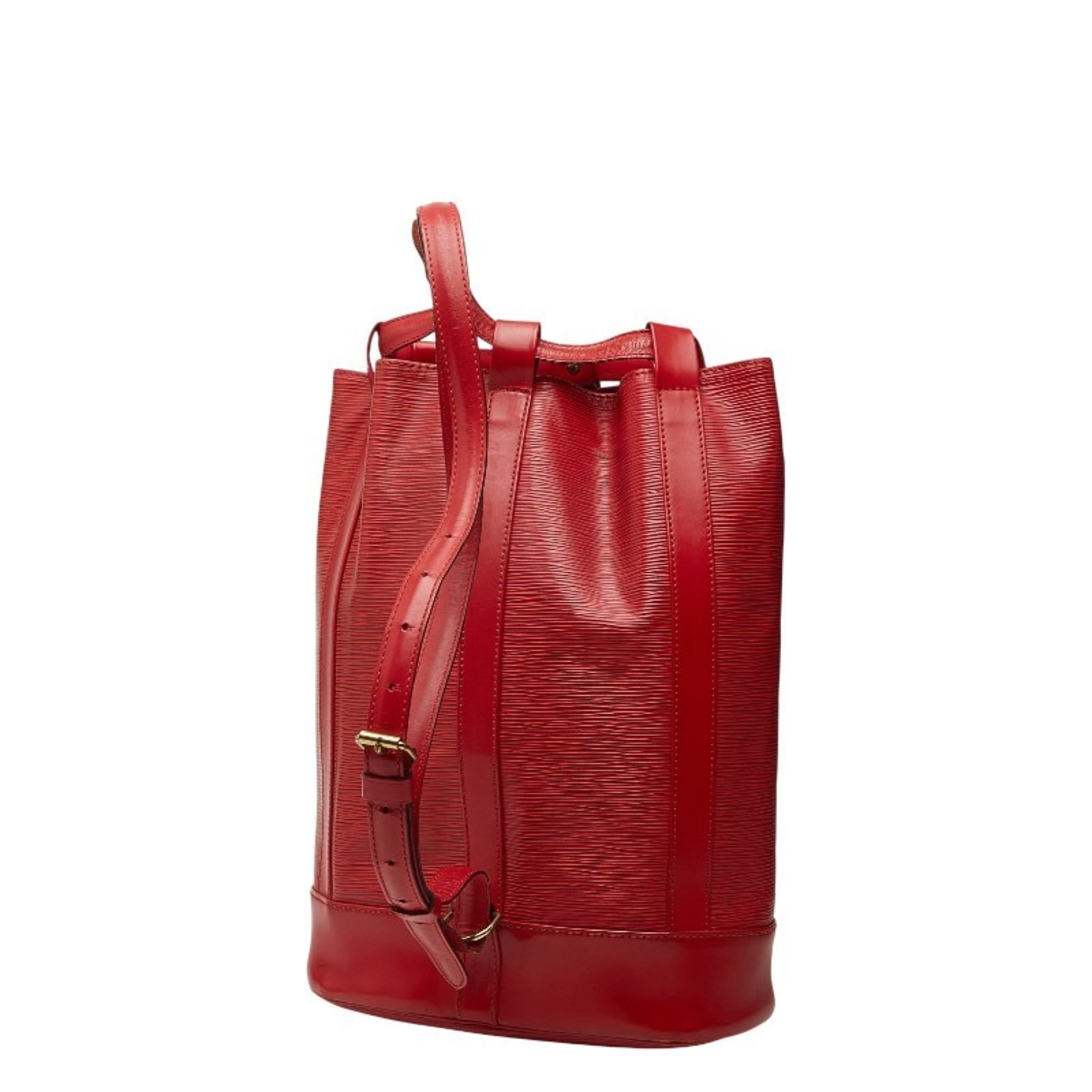 Louis Vuitton Castilian Red Epi Leather Shoulder Bag (Pre-Owned)
