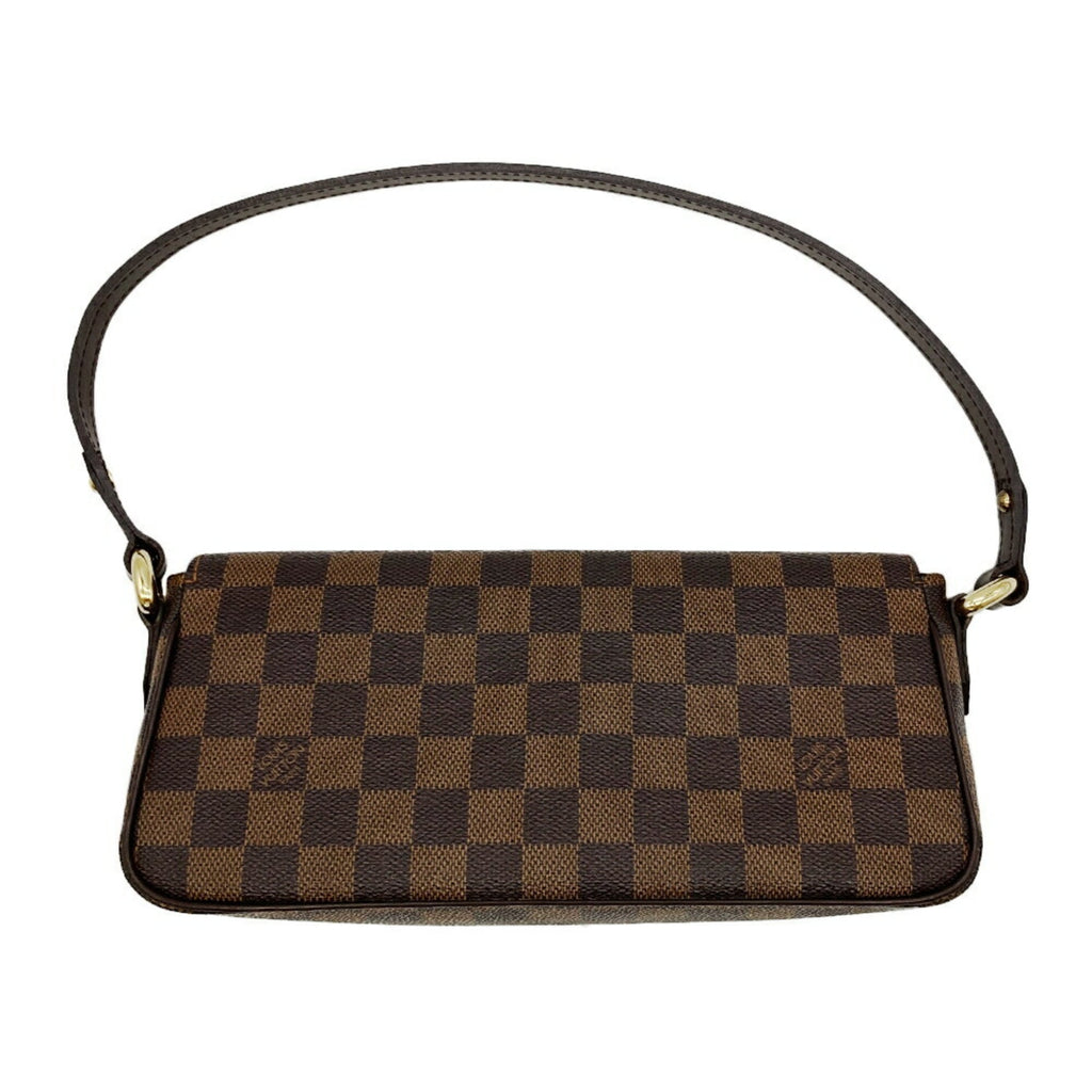 Louis Vuitton Damier Brown Damier Canvas Ebene Galle Leather Shoulder Bag (Pre-Owned)