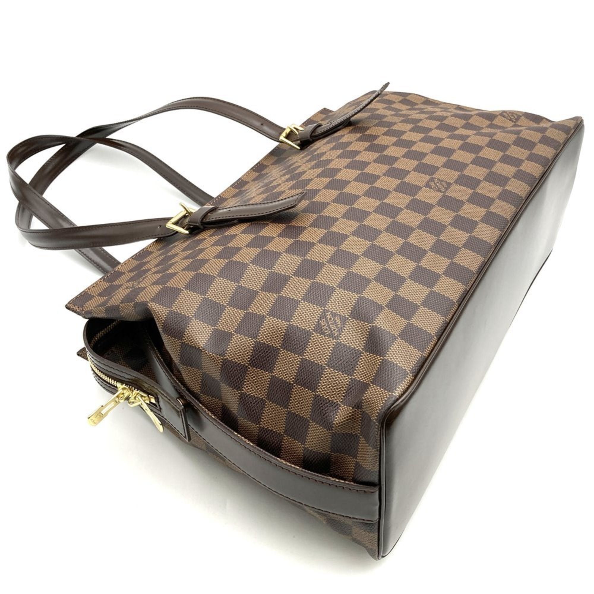 Louis Vuitton Brown Damier Canvas Shoulder Bag Tote Bag (Pre-Owned)