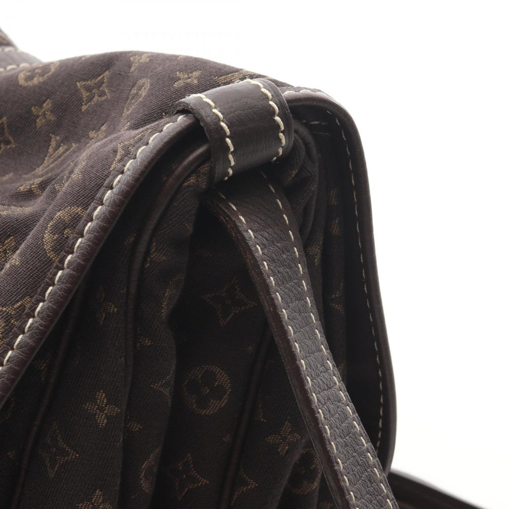 Louis Vuitton Brown Ebene Monogram Mini Lin Shoulder Bag (Pre-Owned)