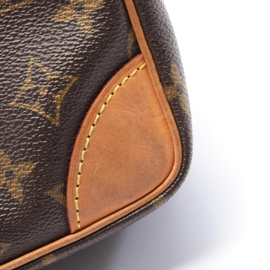 Louis Vuitton Brown Monogram Pvc Coated Canvas Leather Shoulder Bag (Pre-Owned)