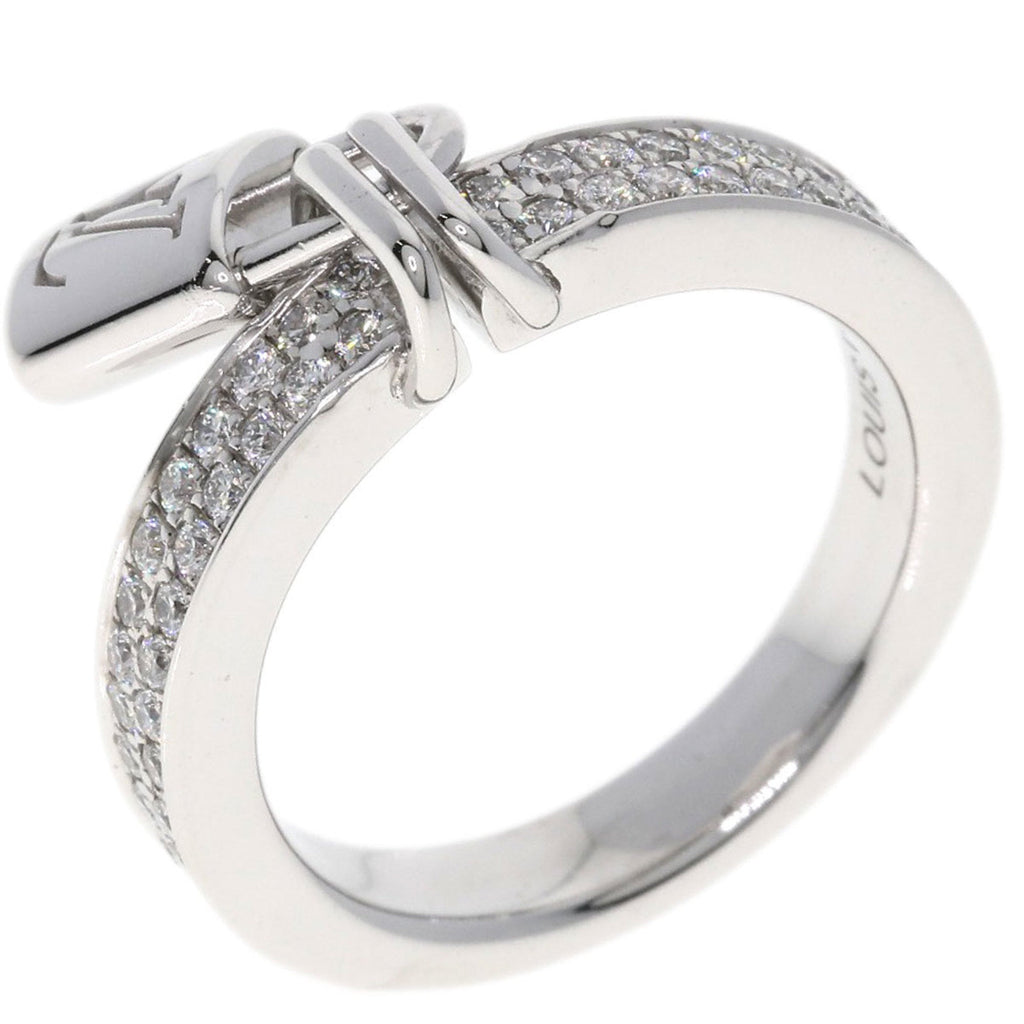 Louis Vuitton White Gold (18K) Band Ring (Pre-Owned)
