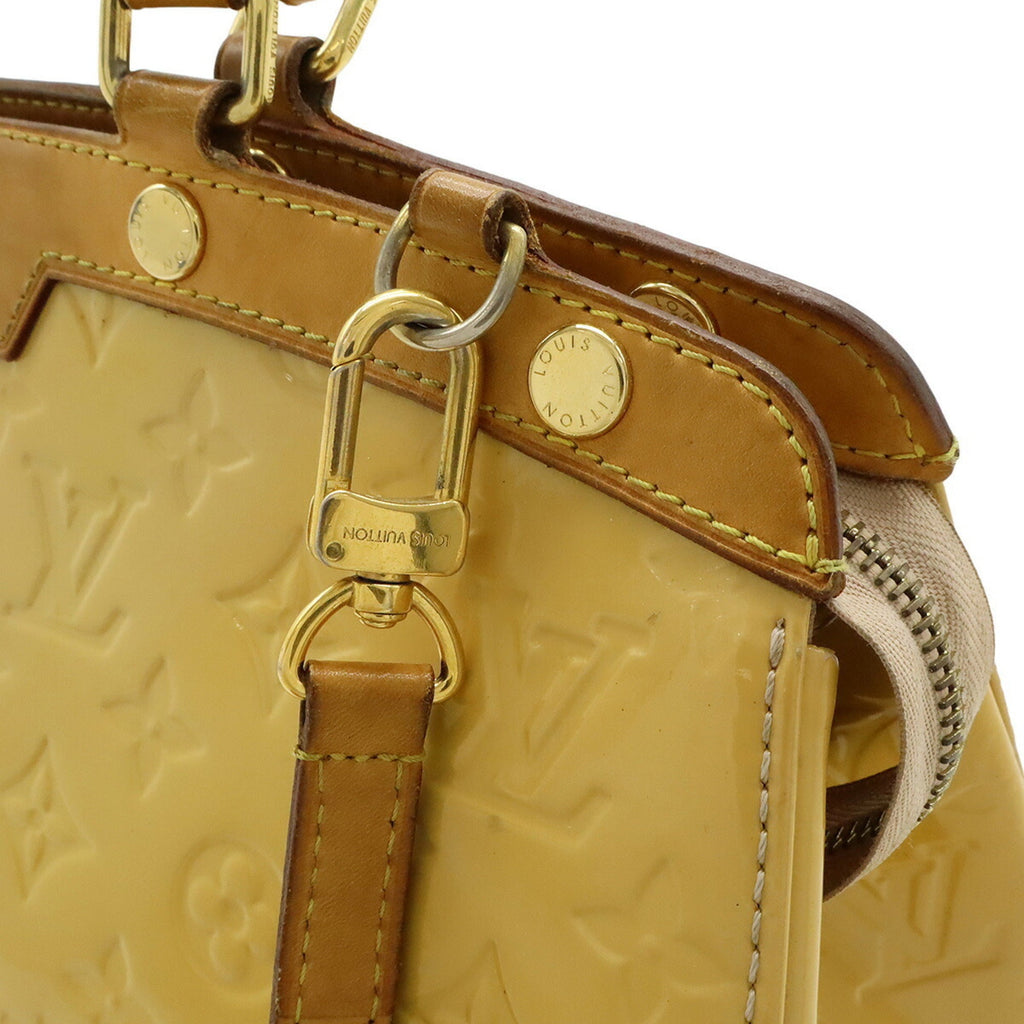 Louis Vuitton Beige Dune Monogram Vernis Handbag Shoulder Bag Tote Bag (Pre-Owned)