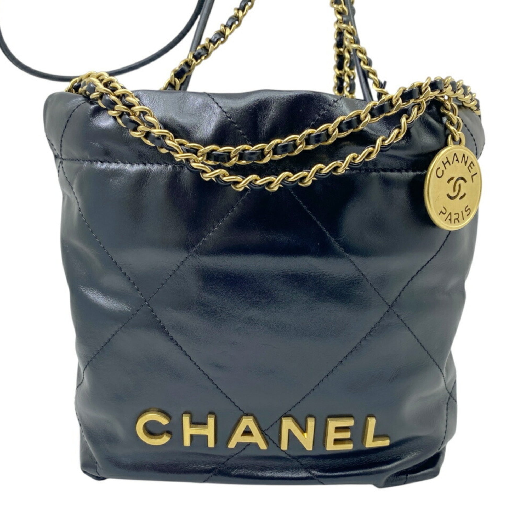 22 Chain Hobo Quilted Calfskin Mini