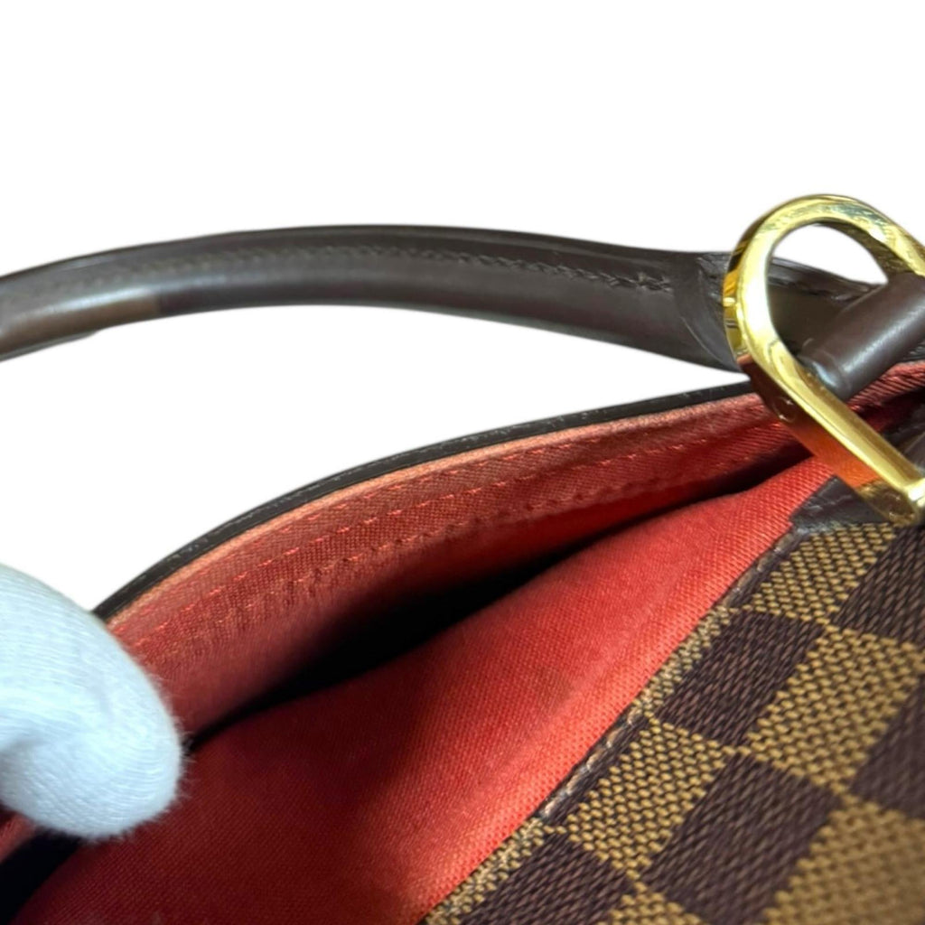 Louis Vuitton Brown Damier Canvas Handbag (Pre-Owned)