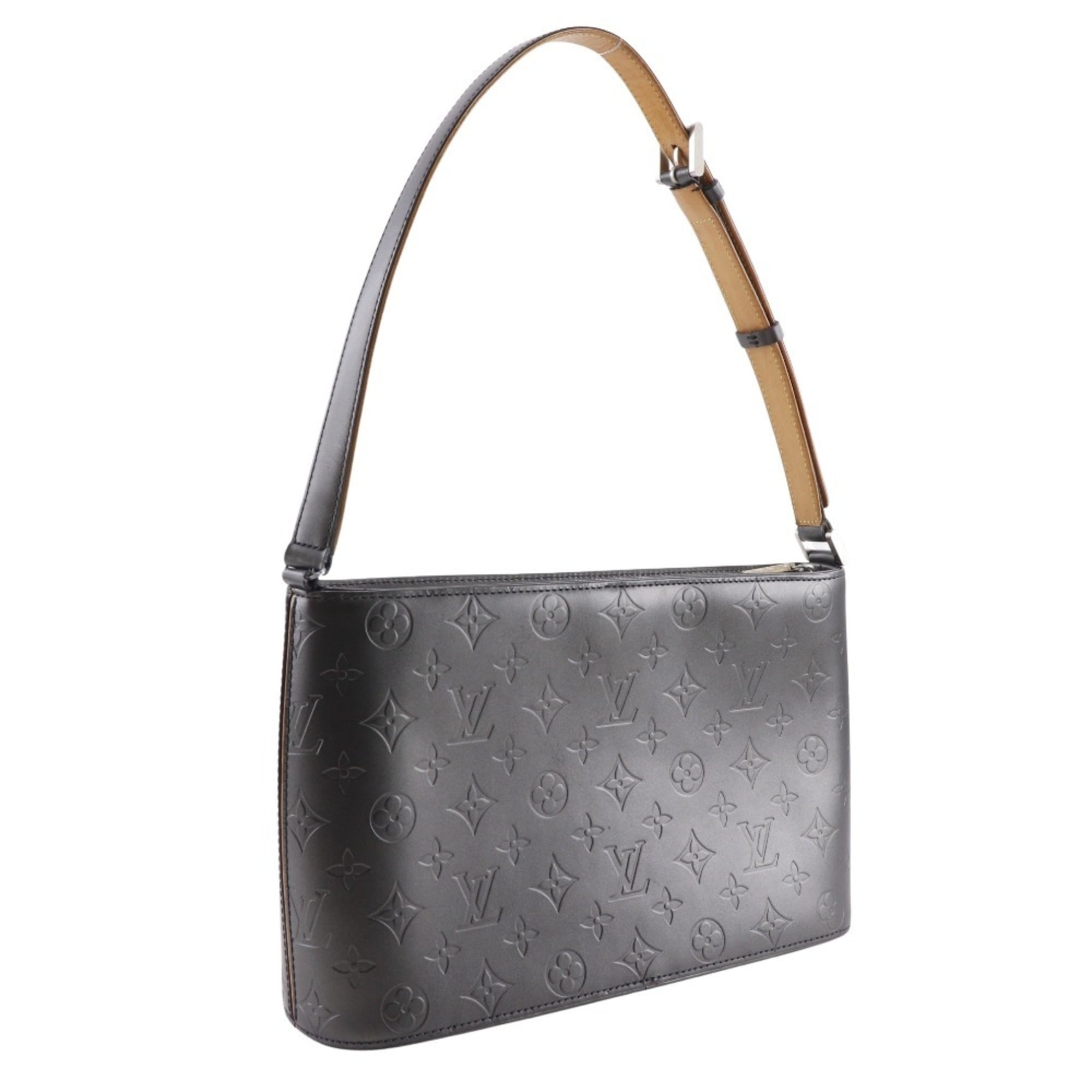 Louis Vuitton Monogram Mat Noir Monogram Mat Shoulder Bag (Pre-Owned)