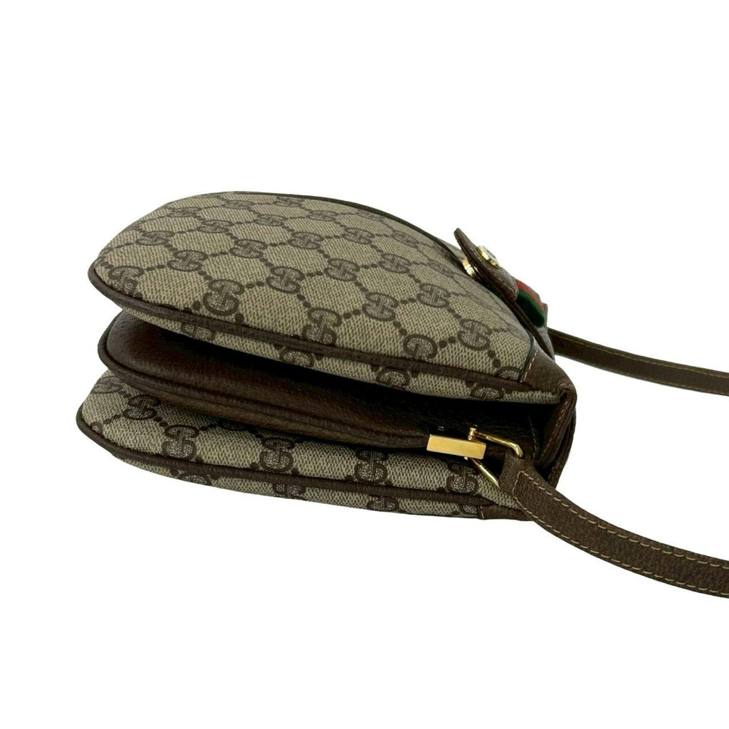 Vintage Web Crossbody Bag GG Coated Canvas Small