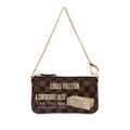 Louis Vuitton Brown Pvc Handbag Pochette Shoulder Bag (Pre-Owned)