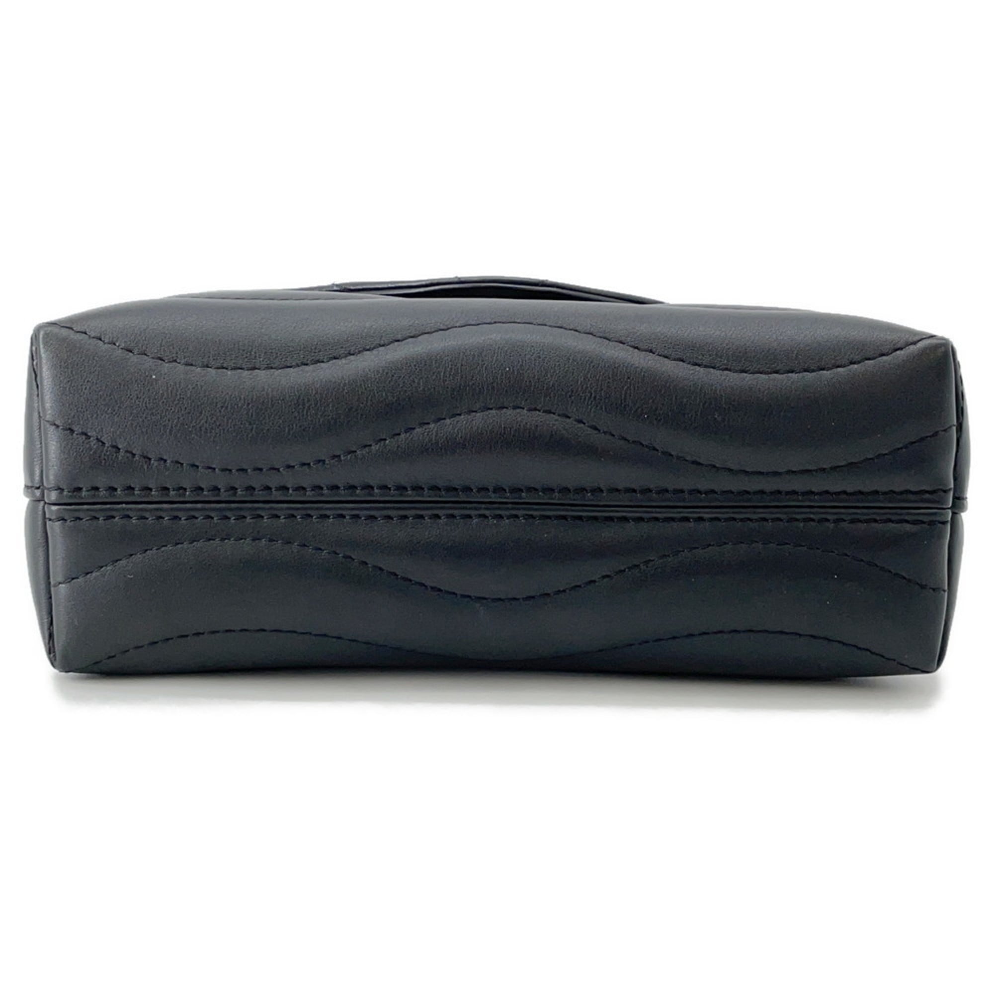 Louis Vuitton Black Noir Exotic Leather Handbag Shoulder Bag (Pre-Owned)