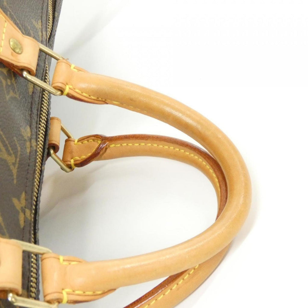 Louis Vuitton Marron Coated Canvas Boston Bag (Pre-Owned)