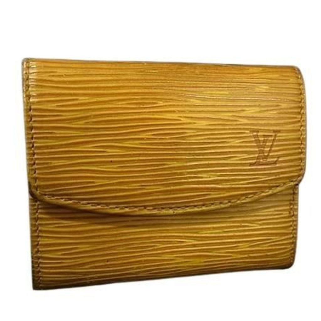 Louis Vuitton Yellow Epi Leather Coin Purse/Coin Case (Pre-Owned)