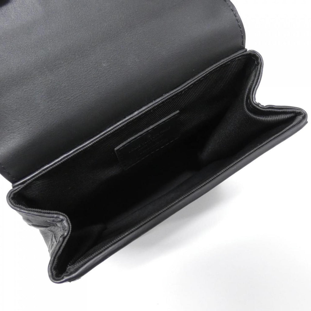 Louis Vuitton Black Leather Shoulder Bag (Pre-Owned)