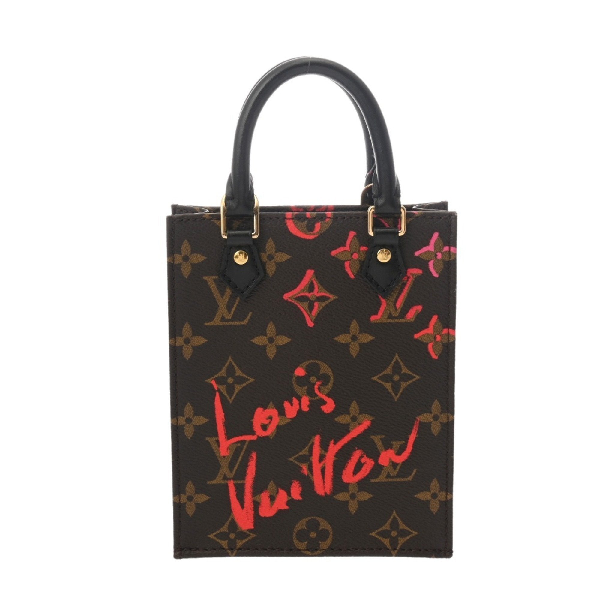 Louis Vuitton Brown Monogram Canvas Handbag (Pre-Owned)