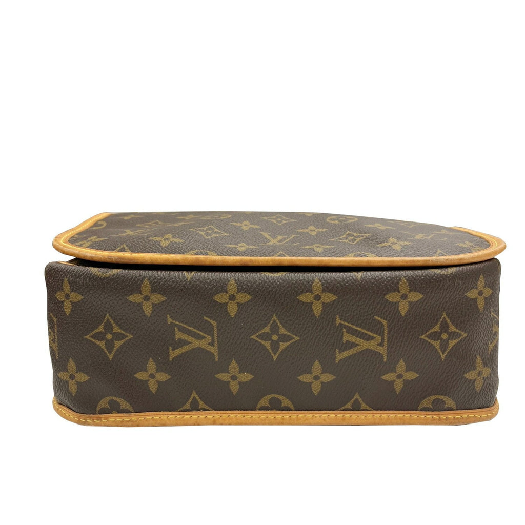 Louis Vuitton Brown Monogram Leather Shoulder Bag (Pre-Owned)