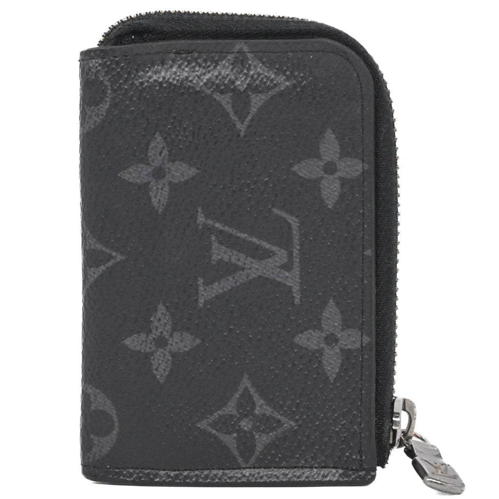 Louis Vuitton Black Monogram Eclipse Monogram Eclipse Coin Purse/Coin Case (Pre-Owned)